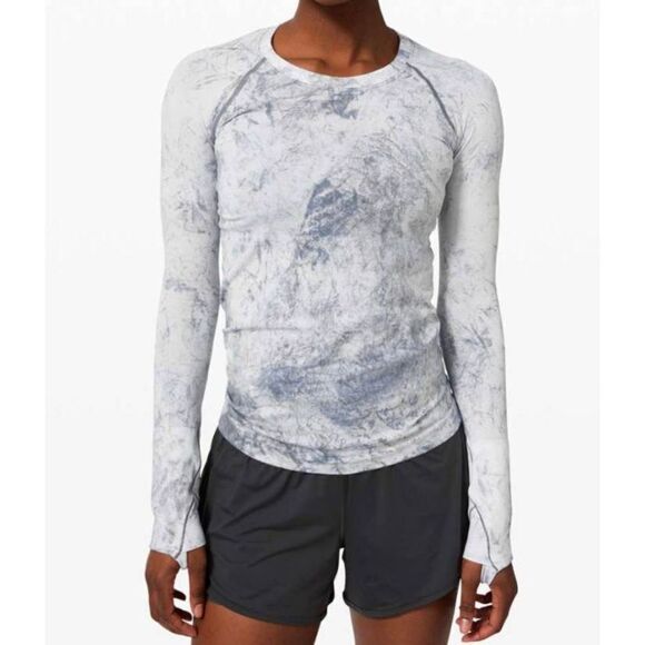 NWOT LULULEMON ATHLETICA Swiftly Teck Long Sleeve 2.0 'MultiDye Size 4 - Picture 1 of 4